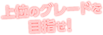 上位のグレードを目指せ!